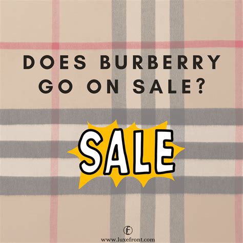 how often burberry sale|does Burberry go on sale.